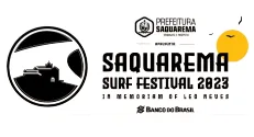 Logo da Saquarema Surf Festival 2023 da WSL